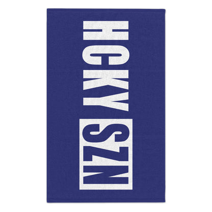 HCKY SZN 11x18 Skate Towel (Blue) Hockey Towel