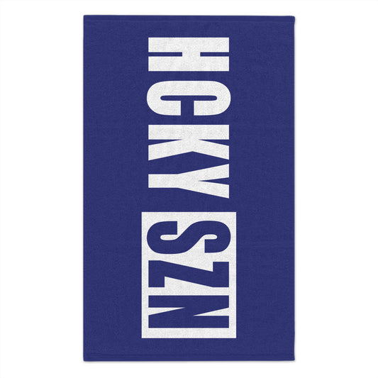 HCKY SZN 11x18 Skate Towel (Blue) Hockey Towel