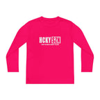 Every Season is HCKYSZN Youth Performance Long Sleeve Tee - White Logo