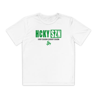 Every Season is HCKY SZN Youth Competitor Tee (Green Logo) - Various Colors
