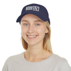 HCKY SZN Low Profile Embroidered Baseball Cap - Navy (White Logo)