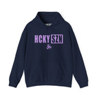 HCKY SZN (Lavender Logo) Hooded Sweatshirt - Various Colors