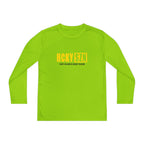 Every Season is HCKY SZN Youth Competitor Long Sleeve Tee (Yellow Logo) - Various Colors
