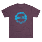 HCKY SZN Circle Logo TriBlend Tee Shirt (Sky Blue) - Various Colors