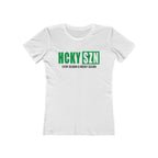 Every Season Is Hockey Season Women's Boyfriend Tee (Green Logo) - Various Colors