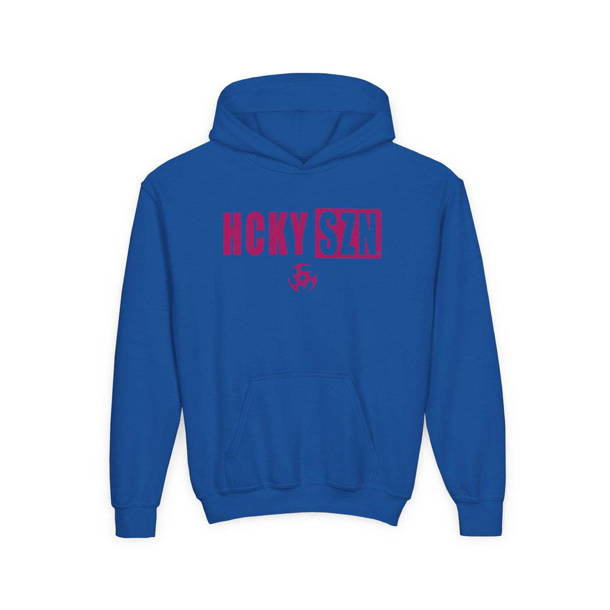 Youth HCKY SZN (Raspberry Logo) Hooded Sweatshirt - Various Colors