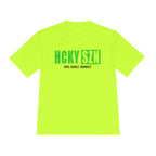 HCKYSZN (Deke Dangle) Adult Performance Tee - Neon Yellow/Lime/Black