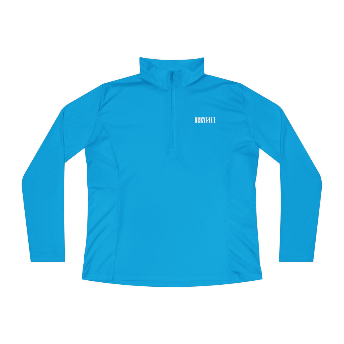 Women's HCKY SZN Quarter-Zip Pullover (Atomic Blue)
