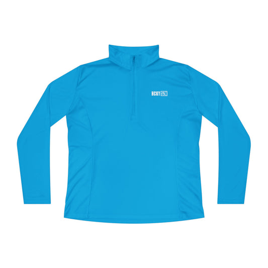 Women's HCKY SZN Quarter-Zip Pullover (Atomic Blue)