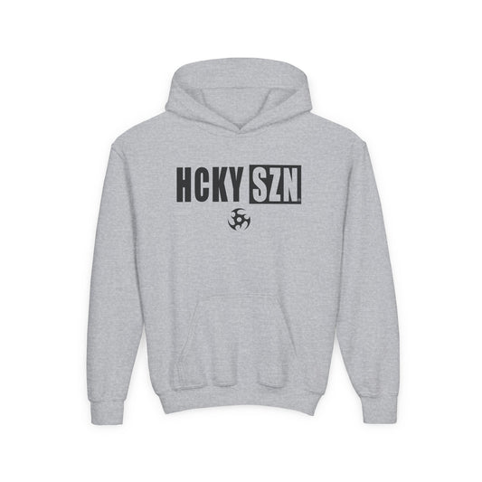 Youth HCKY SZN (Black Logo) Hooded Sweatshirt - Various Colors