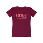 Every Season Is Hockey Season Women's Boyfriend Tee (Peach Logo) - Various Colors