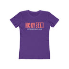 Every Season Is Hockey Season Women's Boyfriend Tee (Peach Logo) - Various Colors