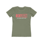 Every Season Is Hockey Season Women's Boyfriend Tee (Peach Logo) - Various Colors