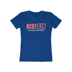 Every Season Is Hockey Season Women's Boyfriend Tee (Peach Logo) - Various Colors