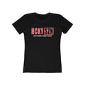 Every Season Is Hockey Season Women's Boyfriend Tee (Peach Logo) - Various Colors