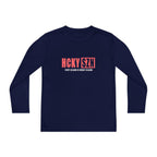 Every Season is HCKY SZN Youth Competitor Long Sleeve Tee (Peach Logo) - Various Colors