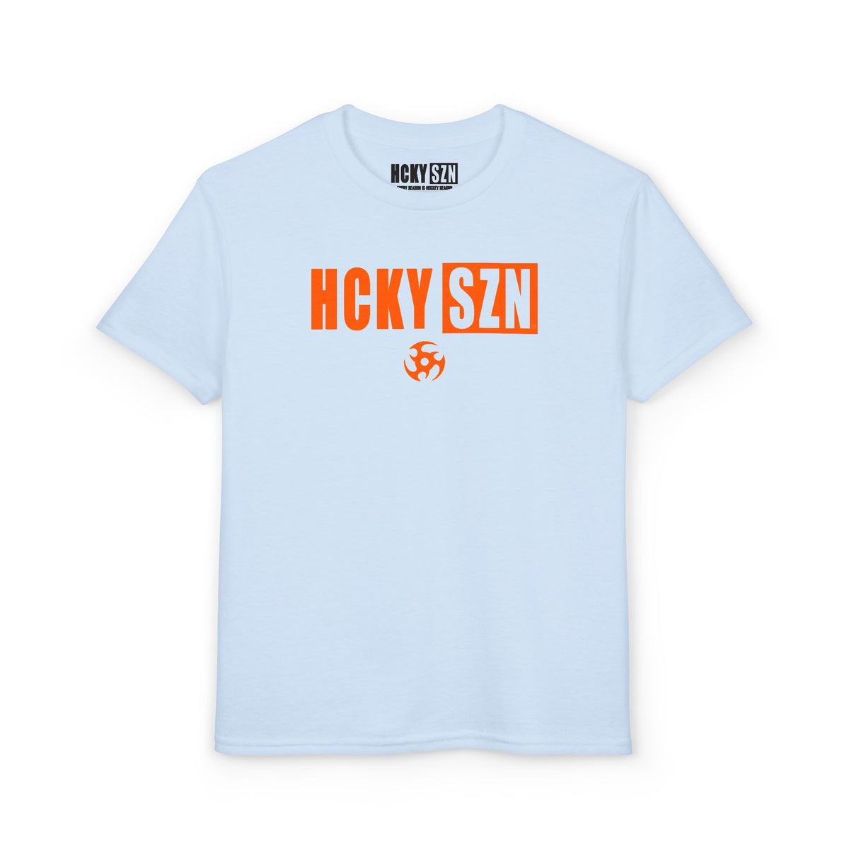 Youth HCKY SZN DryBlend Tee Shirt (Orange Logo) - Various Colors