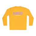 HCKYSZN (All Gas) Long Sleeve Adult Performance Tee - Gold/Lavender/White