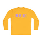 HCKYSZN (All Gas) Long Sleeve Adult Performance Tee - Gold/Lavender/White
