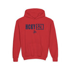 Youth HCKY SZN (Navy Logo) Hooded Sweatshirt - Various Colors