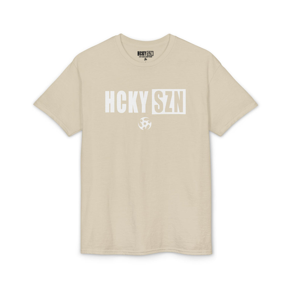HCKY SZN Simple Star DryBlend Tee Shirt (White Logo) - Various Colors