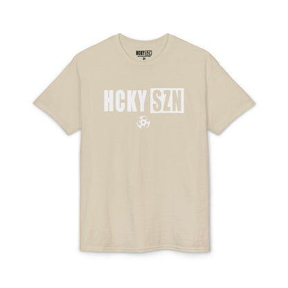 HCKY SZN Simple Star DryBlend Tee Shirt (White Logo) - Various Colors