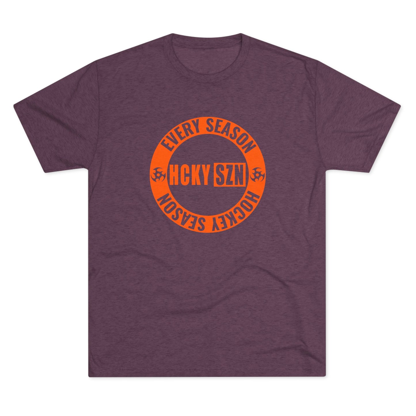 HCKY SZN Circle Logo TriBlend Tee Shirt (Orange) -Various Colors